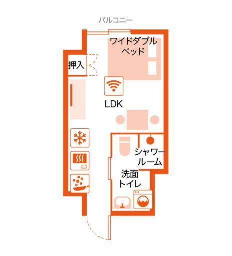 Apartment Hotel Ecott Kagoshima Exteriör bild